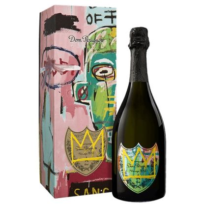 Champagne Dom Pérignon Vintage 2015 (75 cl) par Jean-Michel Basquiat - Design JAUNE