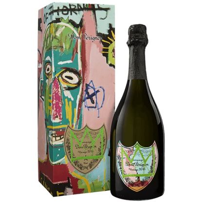 Champagne Dom Pérignon Vintage 2015 (75 cl) par Jean-Michel Basquiat - Design VERT