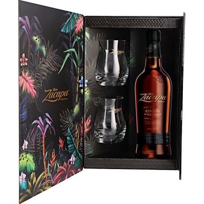 Coffret Rhum Zacapa Negra + 2 verres - Guatemala