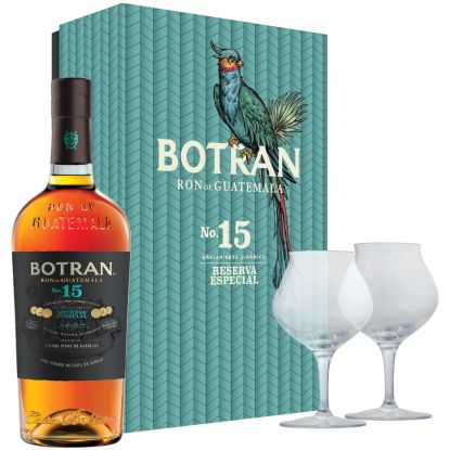 Coffret Rhum Botran Solera 15 + 2 verres - Guatemala