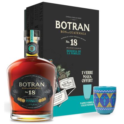 Coffret Rhum Botran Solera 18 + 1 verre - Guatemala