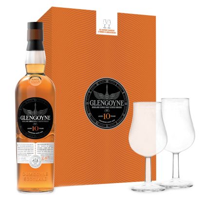 Glengoyne 10 ans + 2 verres - Whisky Ecossais