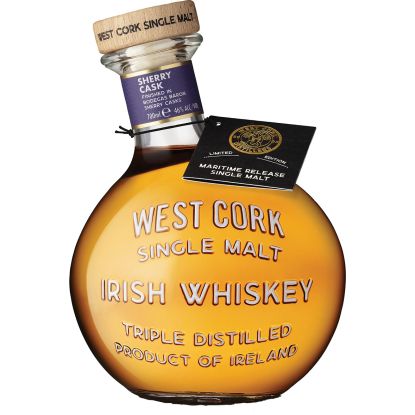 Whiskey West Cork bouteille maritime