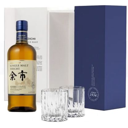 Whisky Yoichi avec 2 verres en coffret