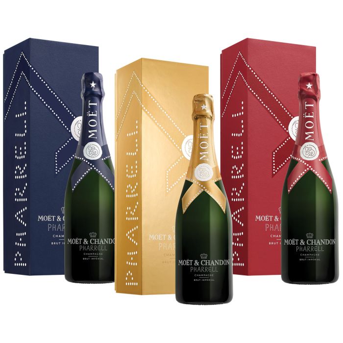 Champagne Moët et Chandon (Edition Limitée 3 x 75cl) par Pharrell Williams