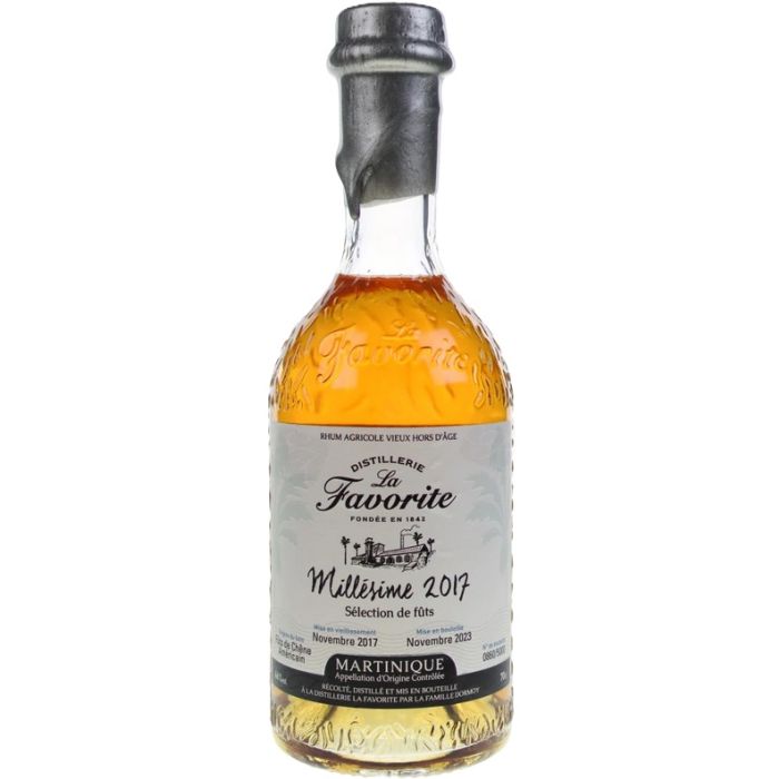 Rhum La Favorite 2017 - Sélection de Fûts - Martinique