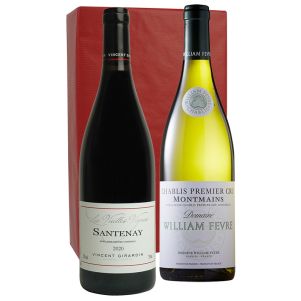 Santenay - Vincent Girardin et Chablis 1er Cru Montmains - William Fèvre