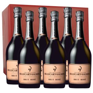 Carton bouteilles de Champagne Billecart Salmon Rosé 