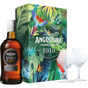 Coffret Rhum Angostura 1919 + 2 verres  - Trinidad et Tobago