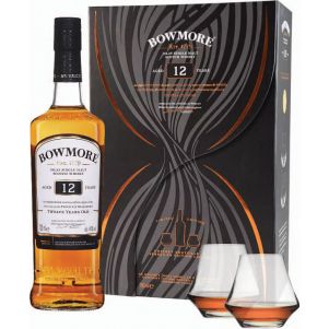 Bowmore 12 ans + 2 verres - Whisky Ecossais