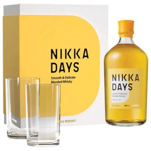 Whisky Nikka Days avec 2 verres en coffret